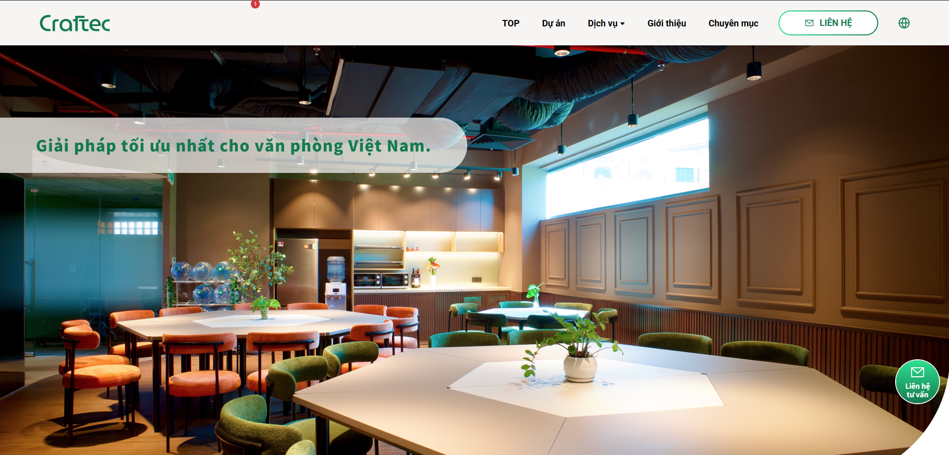 Thông báo ra mắt trang web với giao diện mới của CRAFTEC