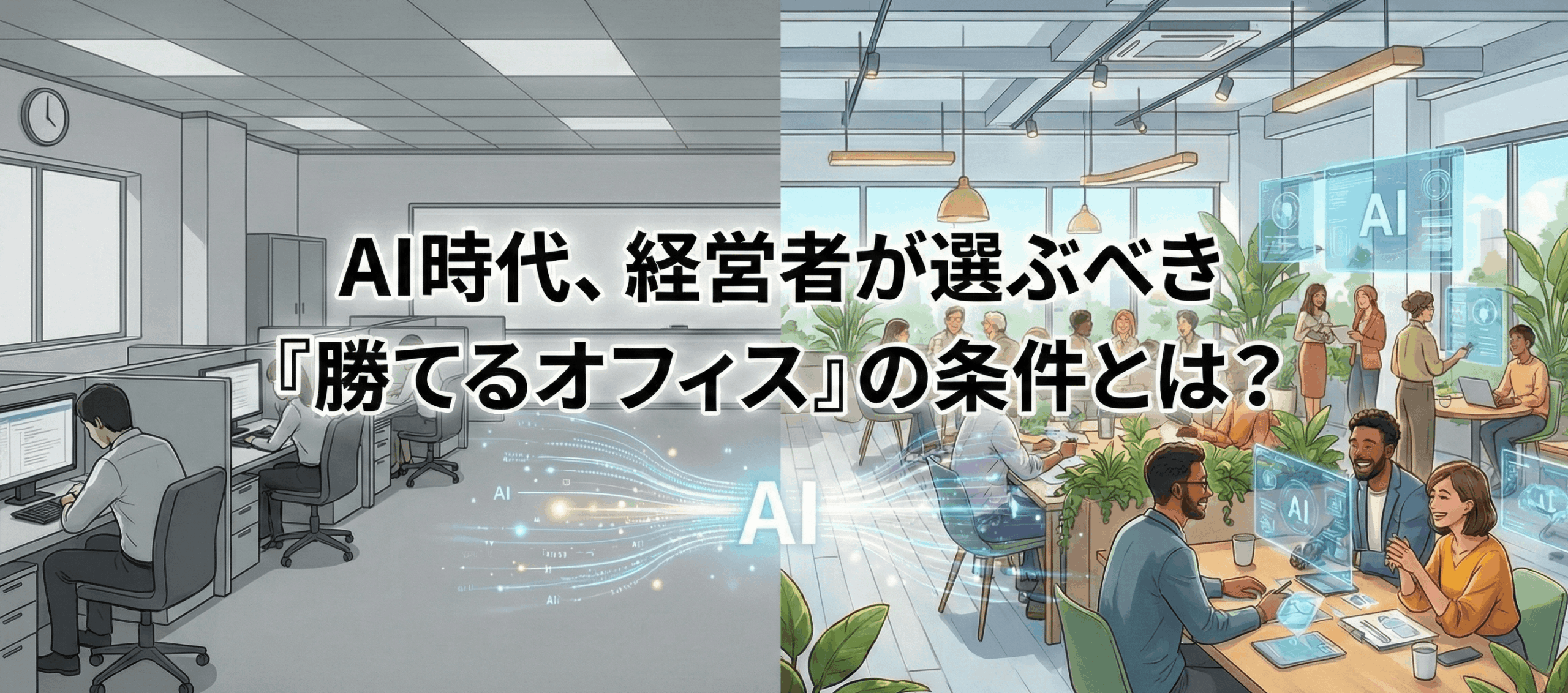 AI時代、経営者が選ぶべき「勝てるオフィス」とは? (1/3)