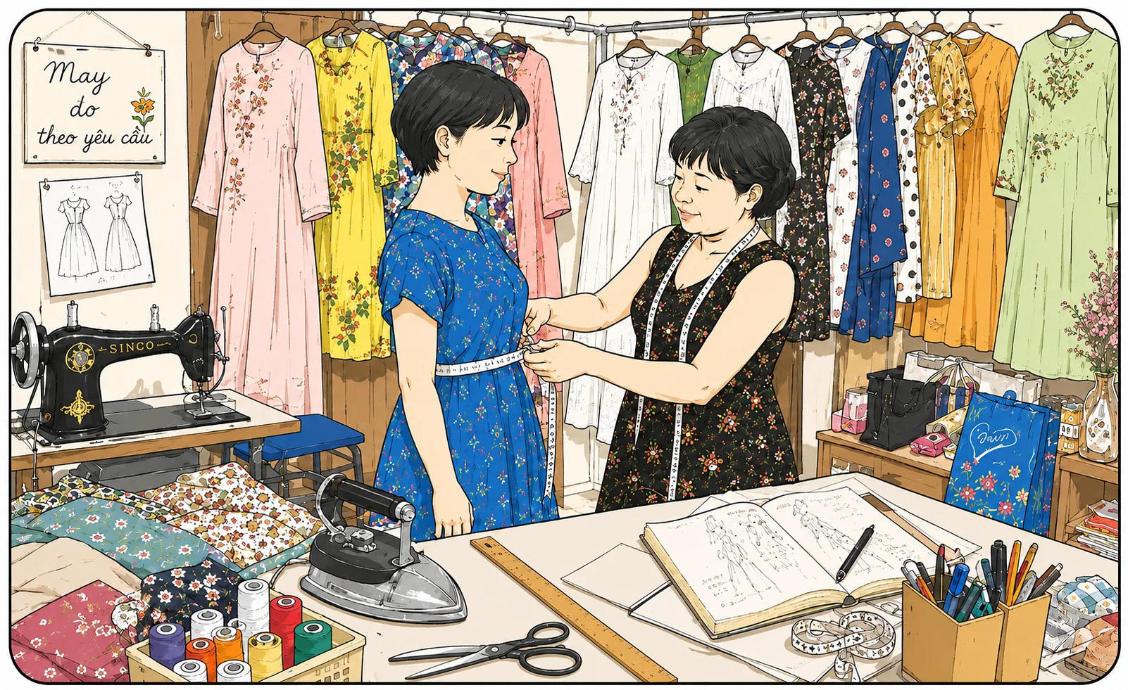 サイゴン雑記　〜暮らしの断片を拾ってみたら〜　第３回：仕立てる楽しみ、選ぶ楽しみ。ベトナムファッションの現在地